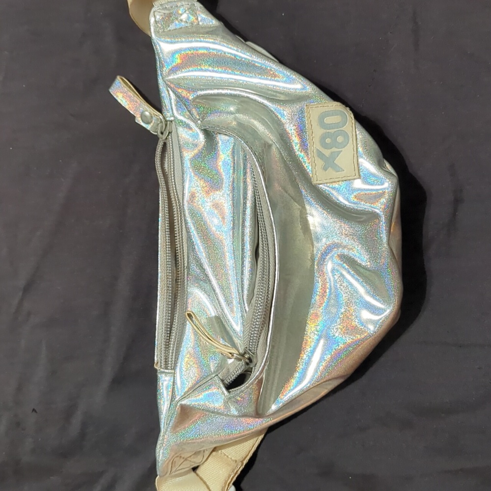 Iridescent fanny pack